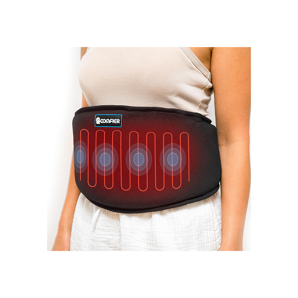 Comfier Heating Pad with Massager,Lower Back Heating Pad for Back Pain