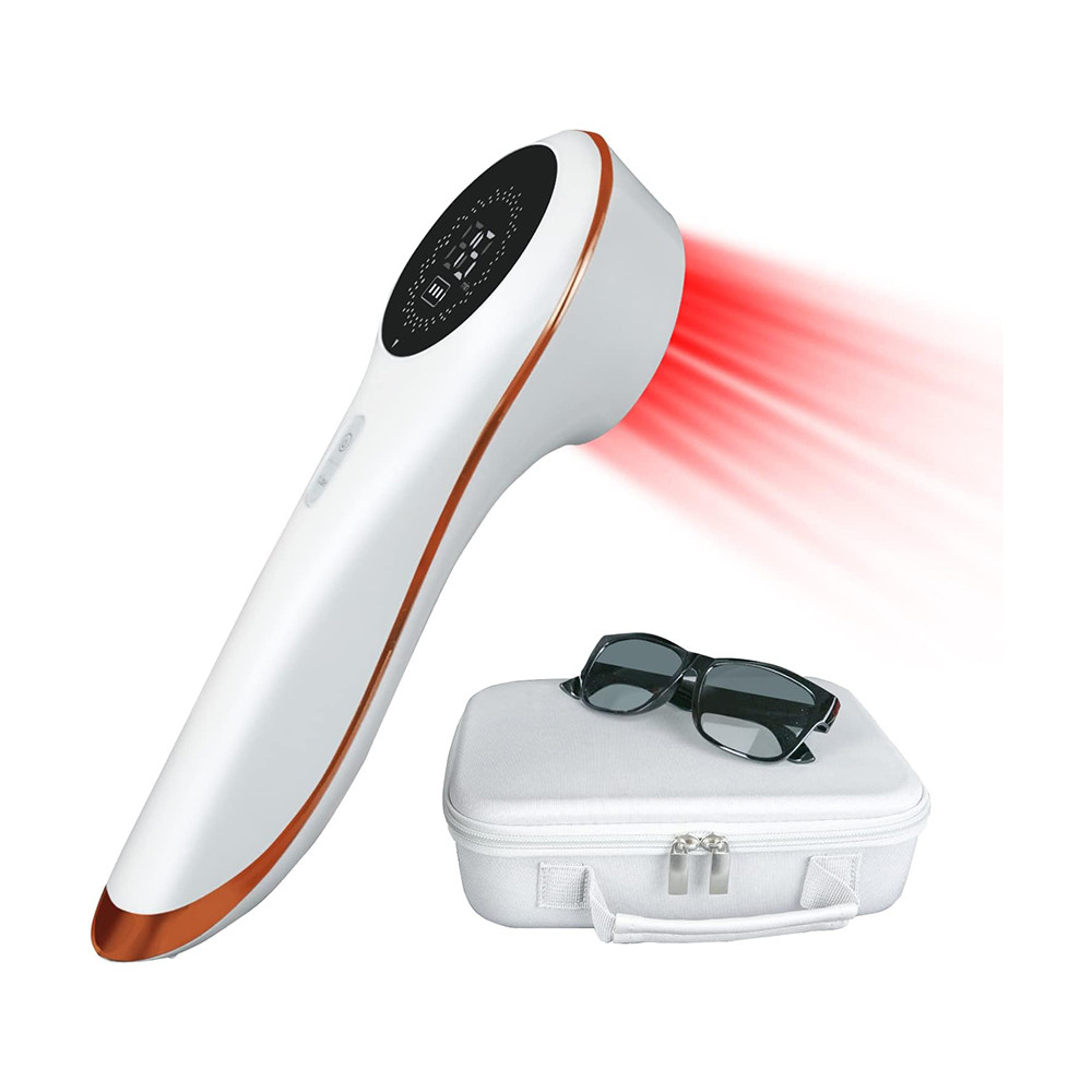 Red Light Device for Muscle Reliever, Knee, Shoulder, Back, Infrared Light Therapy Pain Relief Device with 650nm and 808nm