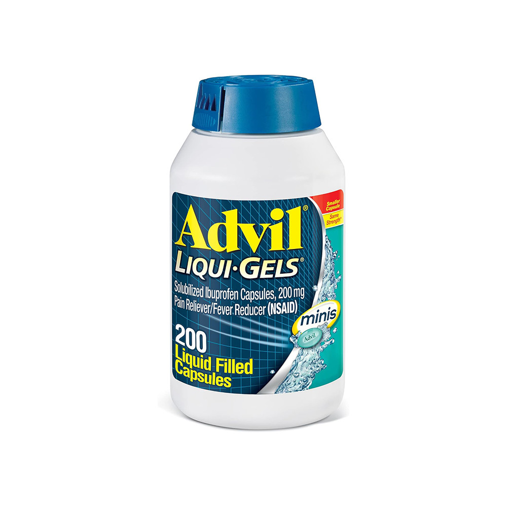 Advil Liqui-Gels minis Pain Reliever and Fever Reducer, Pain Medicine for Adults