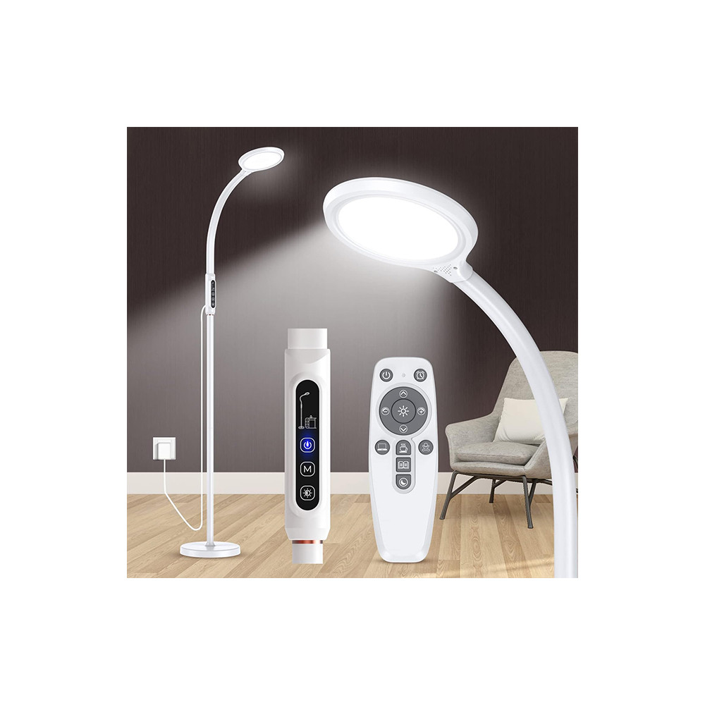FBBJFF Light Therapy Lamp 11000 Lux, LED UV-Free Sunlight Lamp,Full Spectrum Happy Therapy Lamp with 10