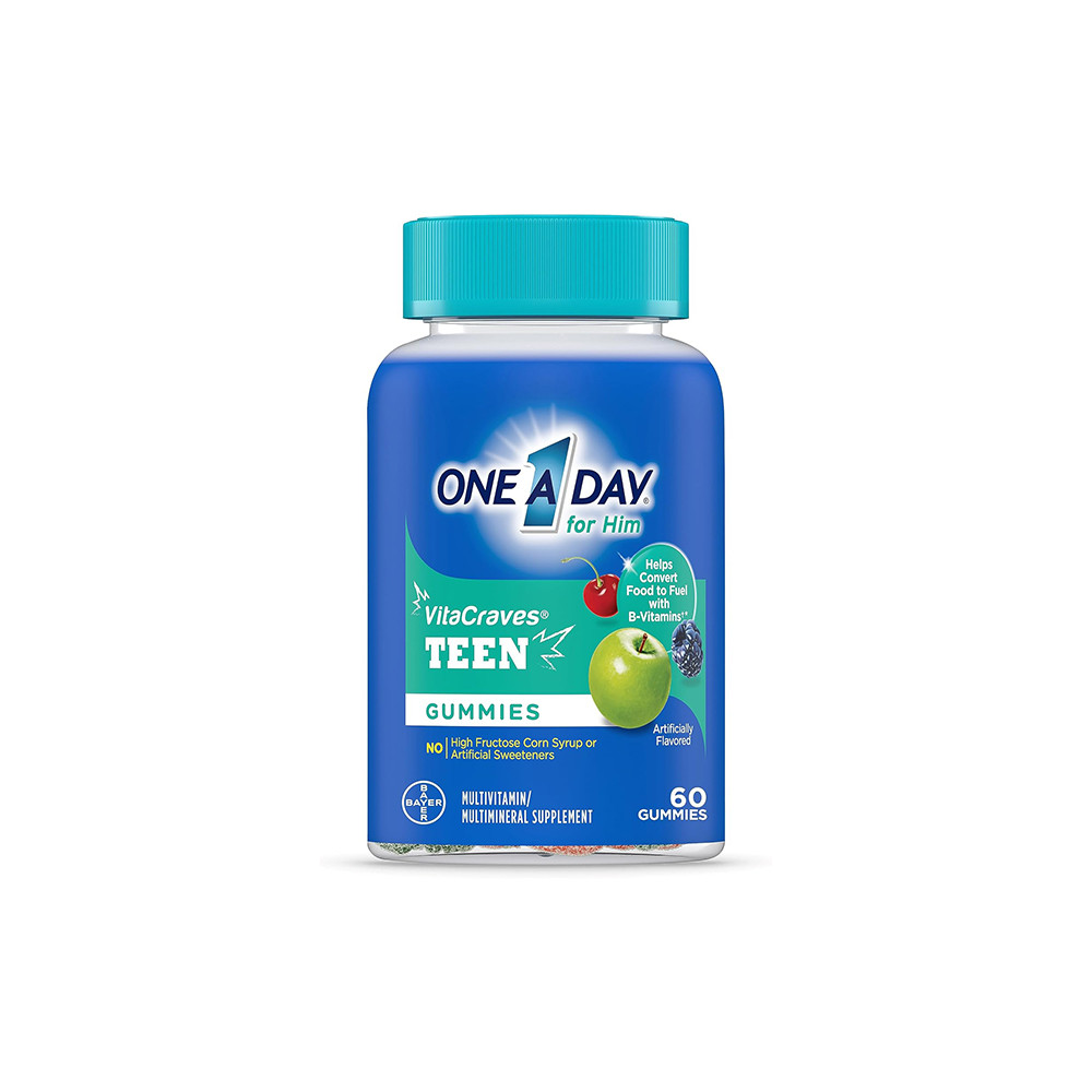 One A Day Teen for Him Multivitamin Gummies, Gummy Multivitamins