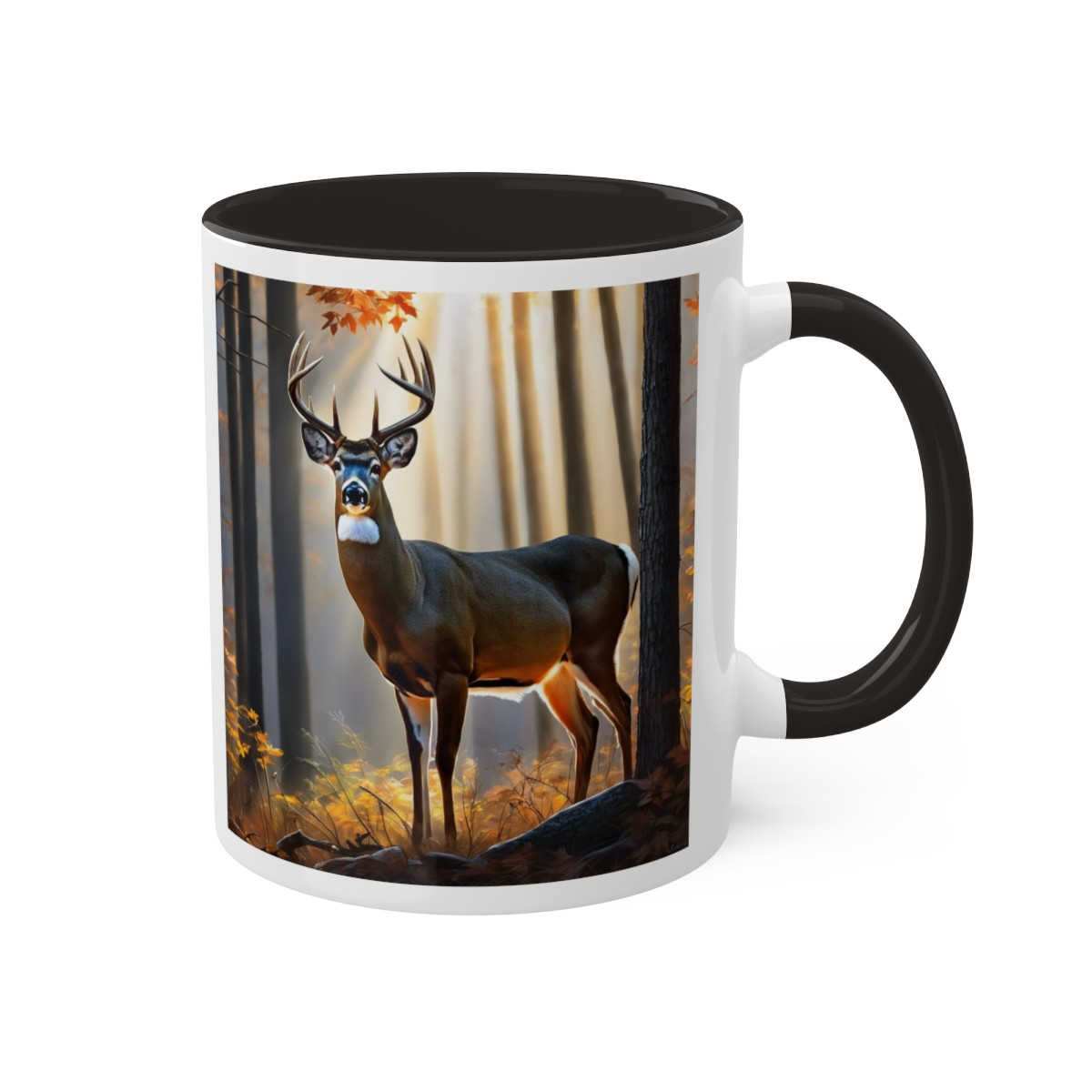 WHITETAIL BUCK IN THE MORNING MUG, 11oz