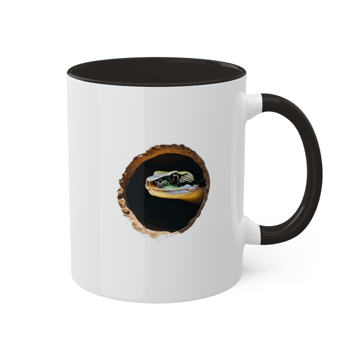 SNAKE CLIMBING OUT MUG, 11oz