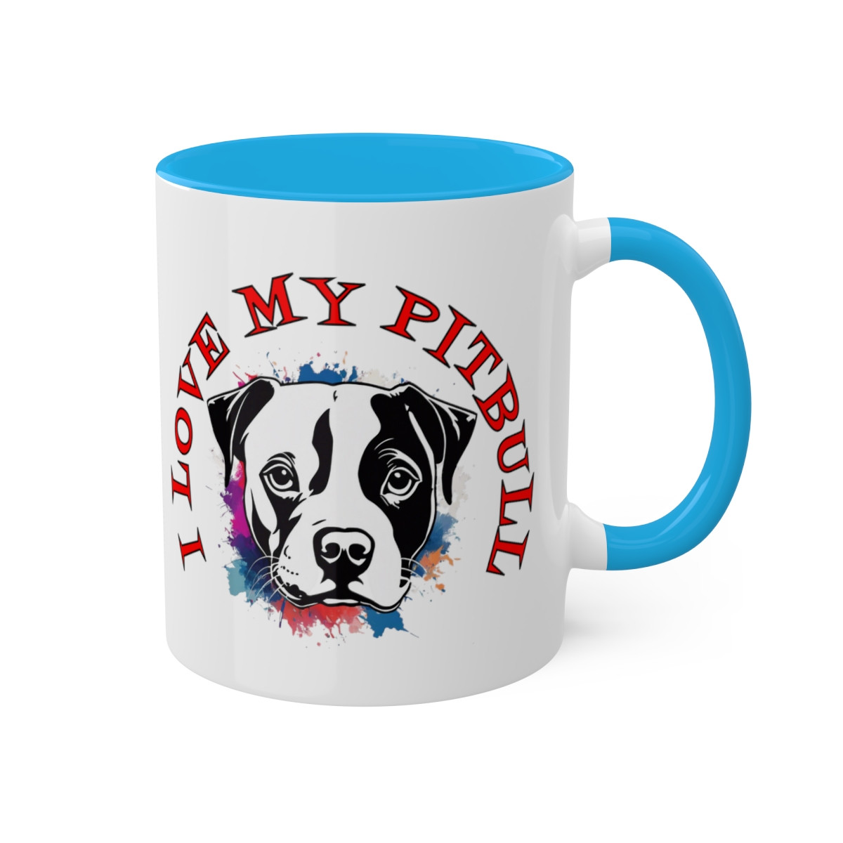 I LOVE MY PITBULL #3 MUG, 11oz