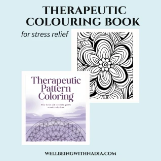 Printable Therapeutic Colouring Book For Stress Relief