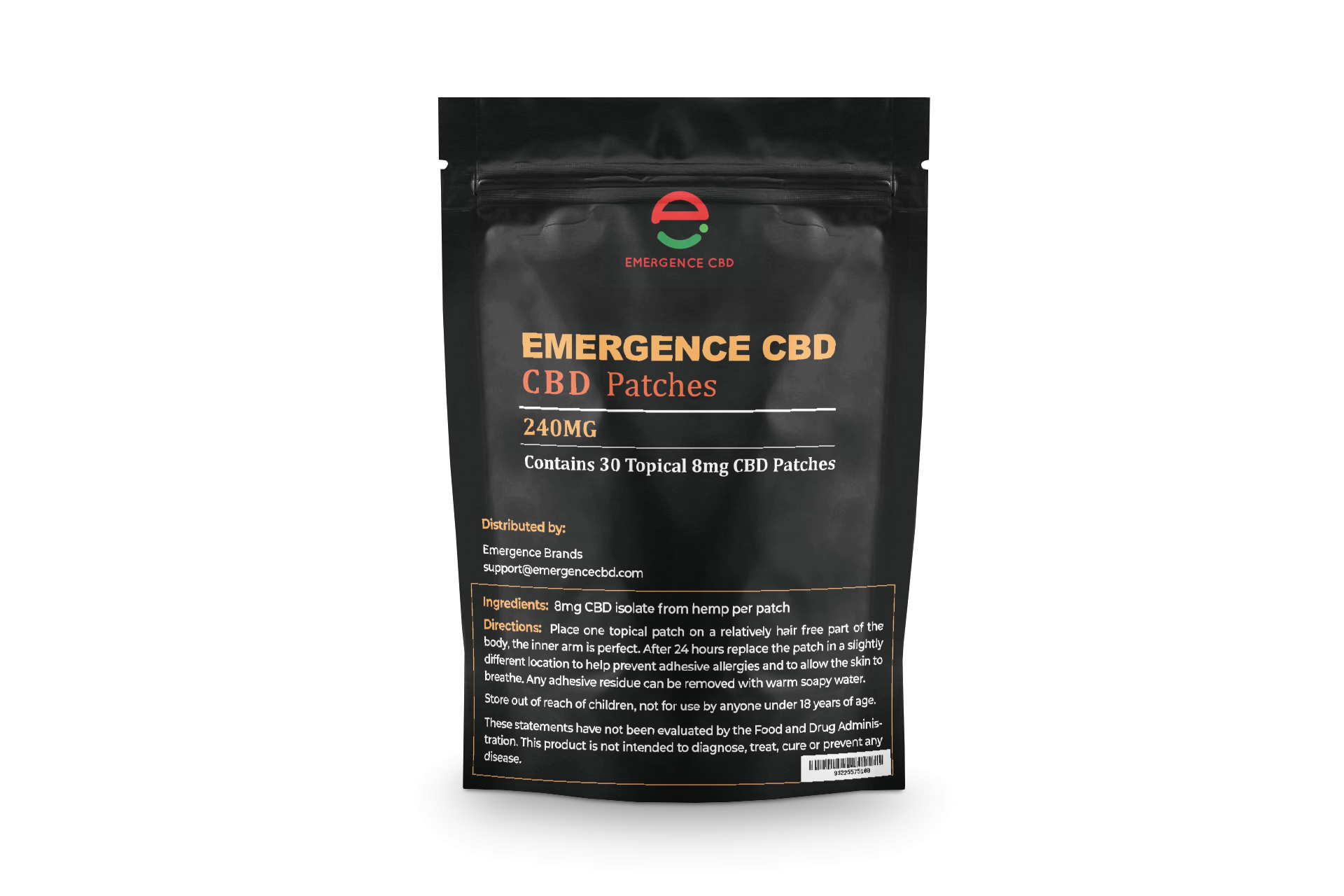 Emergence CBD Patches 30 Pack