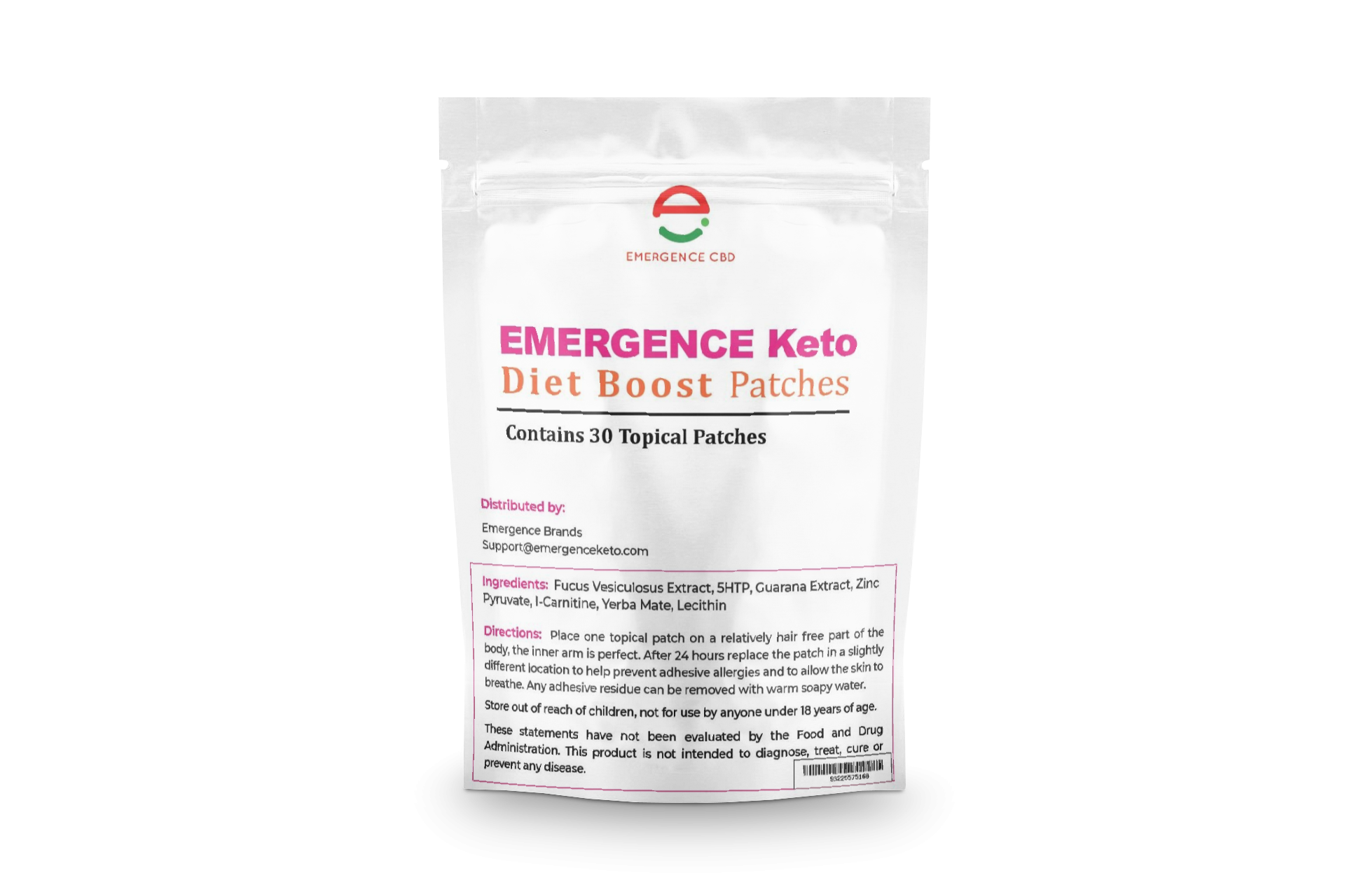 Emergence Keto Metabolism Boost Patches