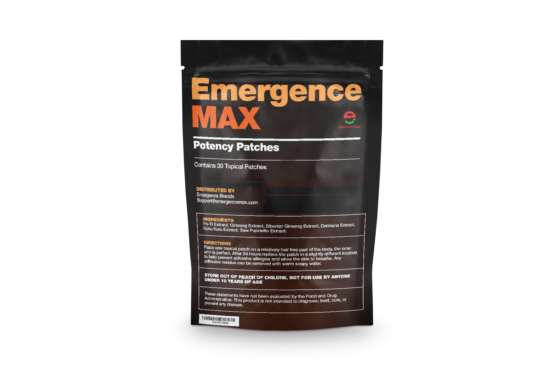 Emergence Max Male Potency Boosting Patches