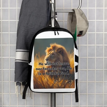 Minimalist Backpack: Faithful God