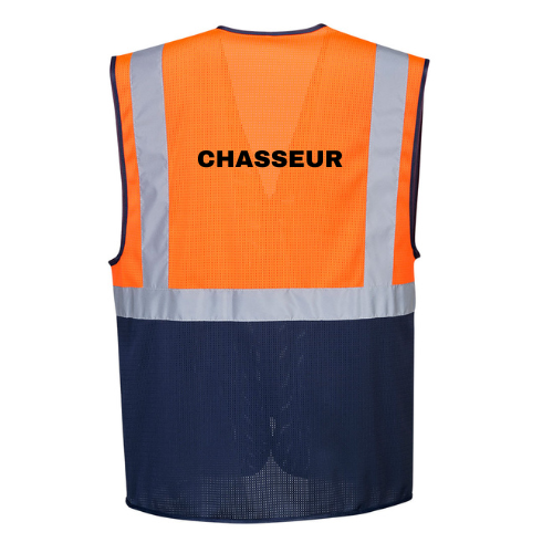 Gilet fluo HV respirant "CHASSEUR"