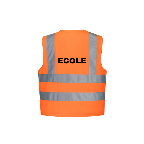 Gilet fluo HV pour enfant "ECOLE"