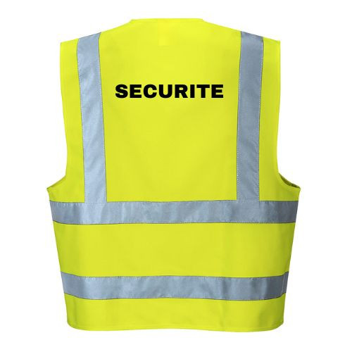 Gilet Fluo HV classique "SECURITE"