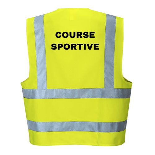 Gilet Fluo HV classique "COURSE SPORTIVE"