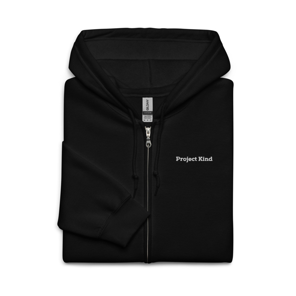 Project Kind heavy blend zip hoodie