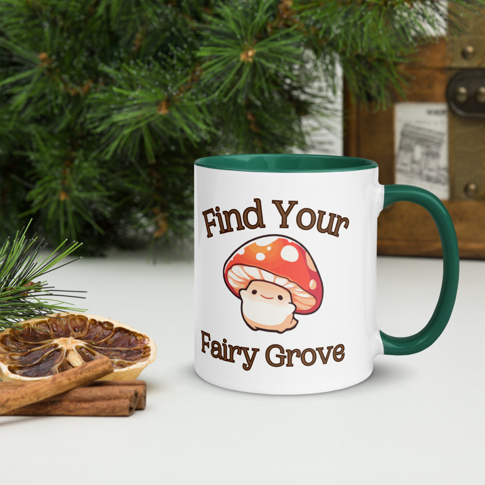 Find Your Fairy Grove Mug with Color Inside