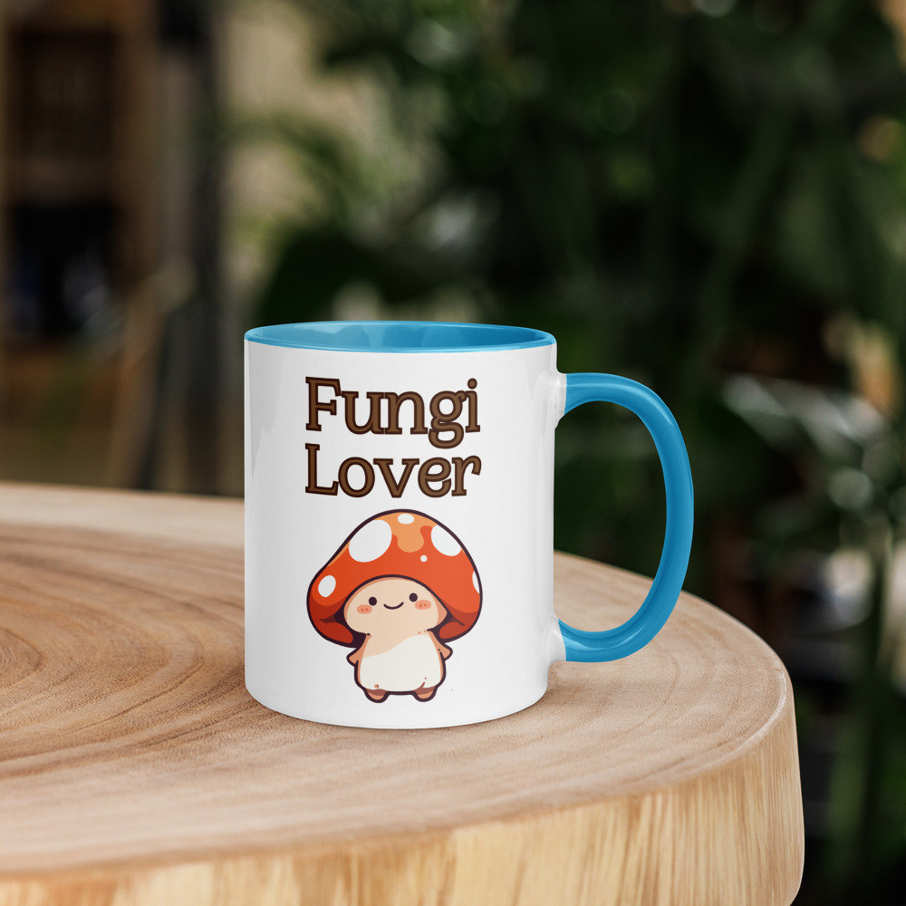 Fungi Lover Mug with Color Inside