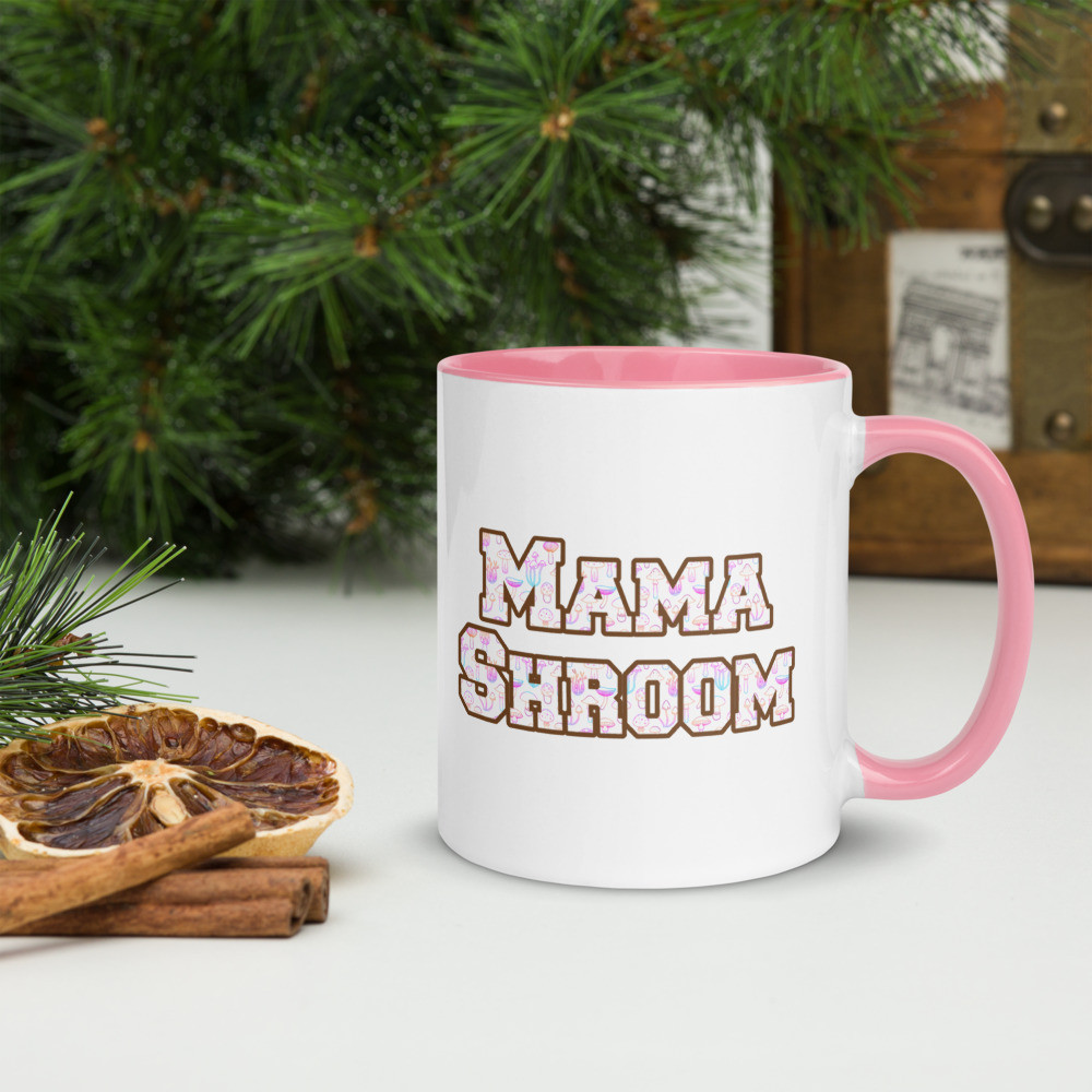 Mama Shroom Mug with Color Inside
