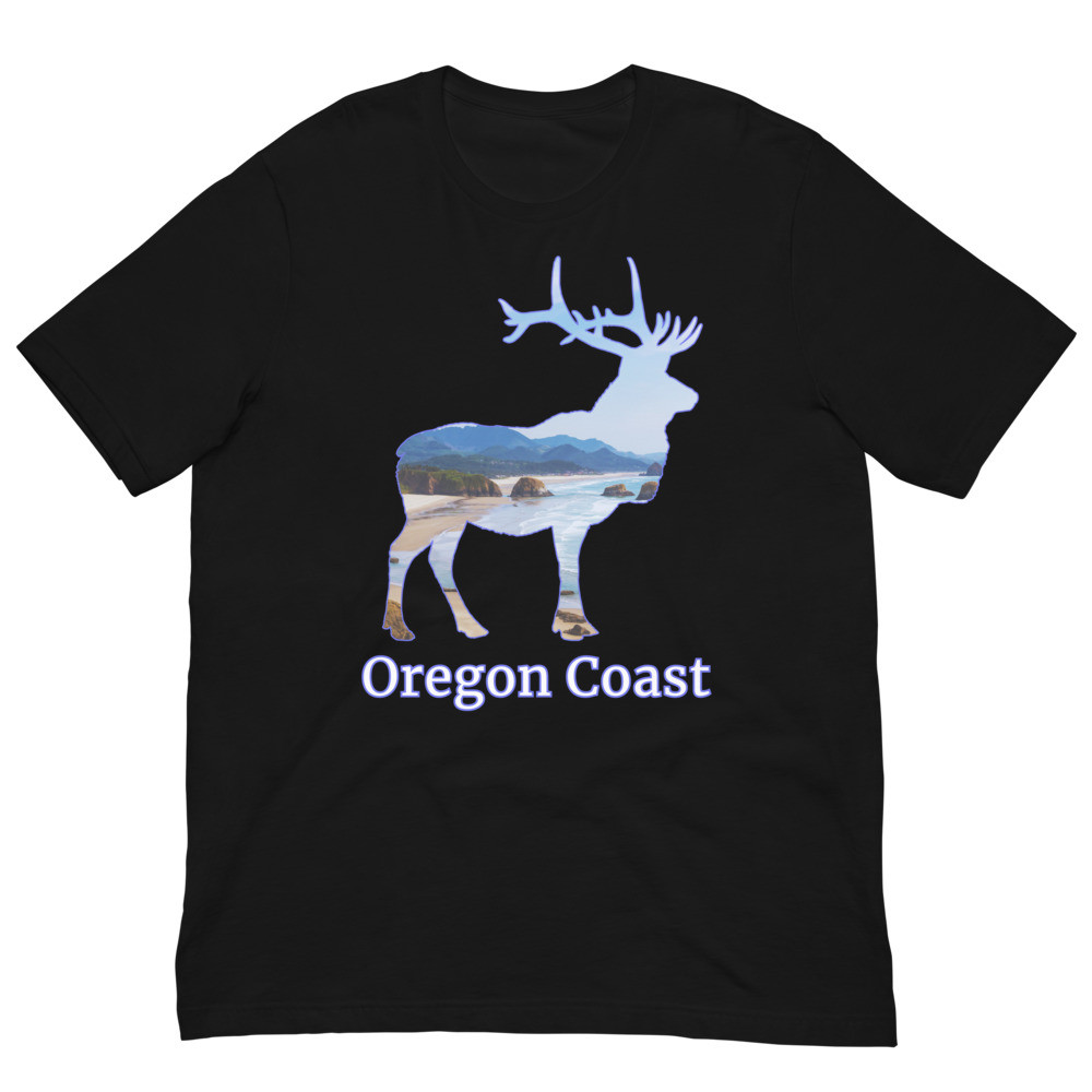 Oregon Coast Elk Unisex t-shirt