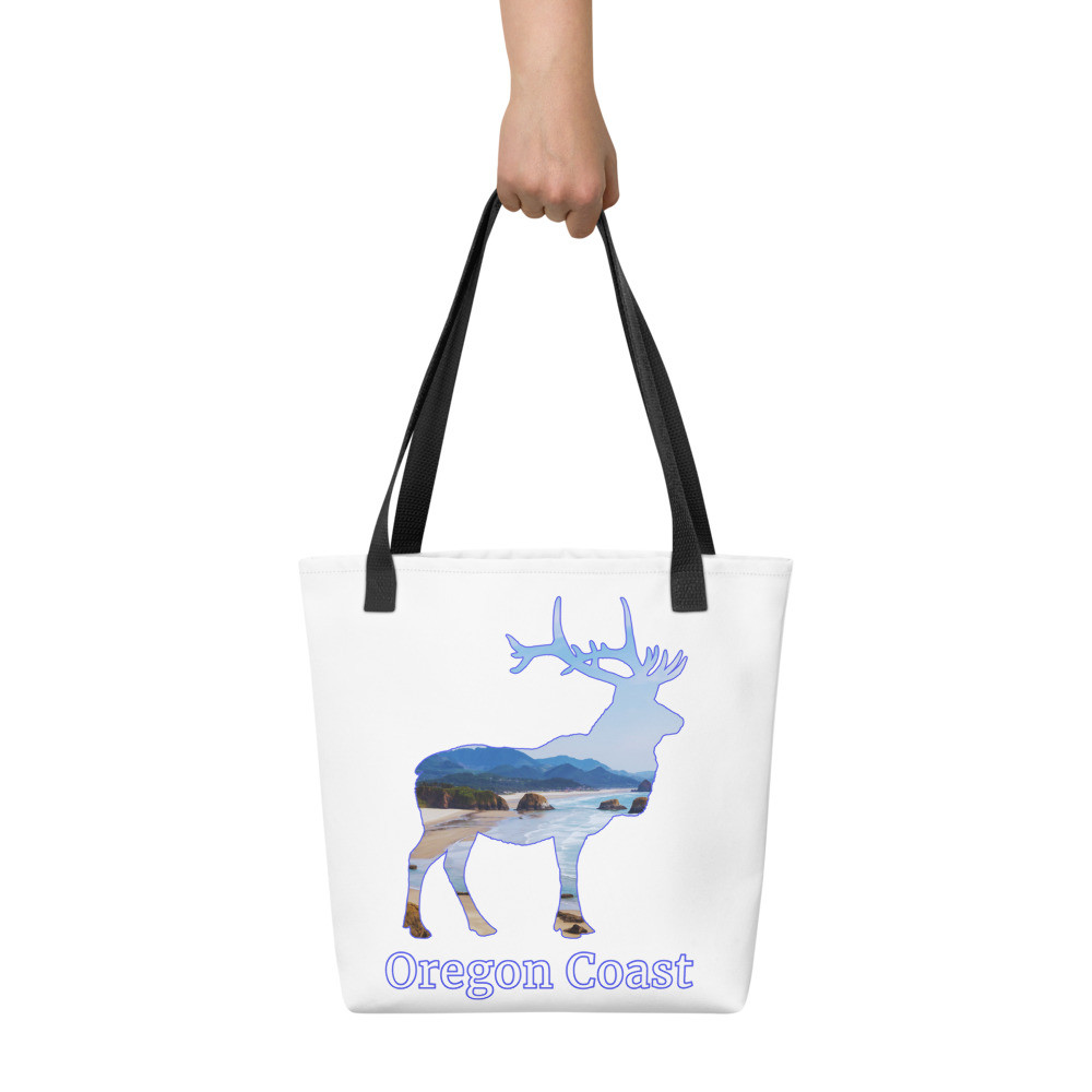 Oregon Coast Elk Tote bag
