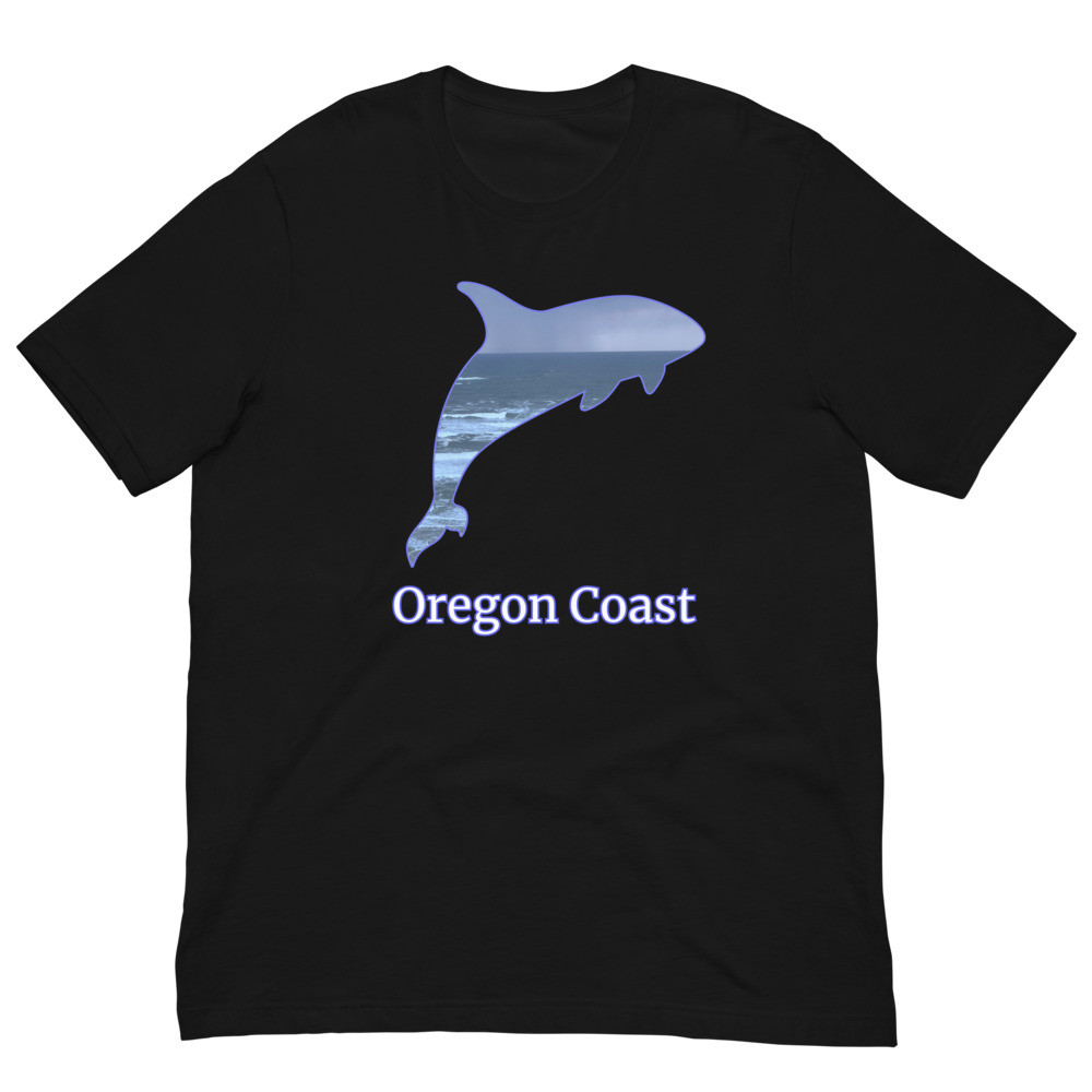 Oregon Coast Orca 2 Unisex t-shirt