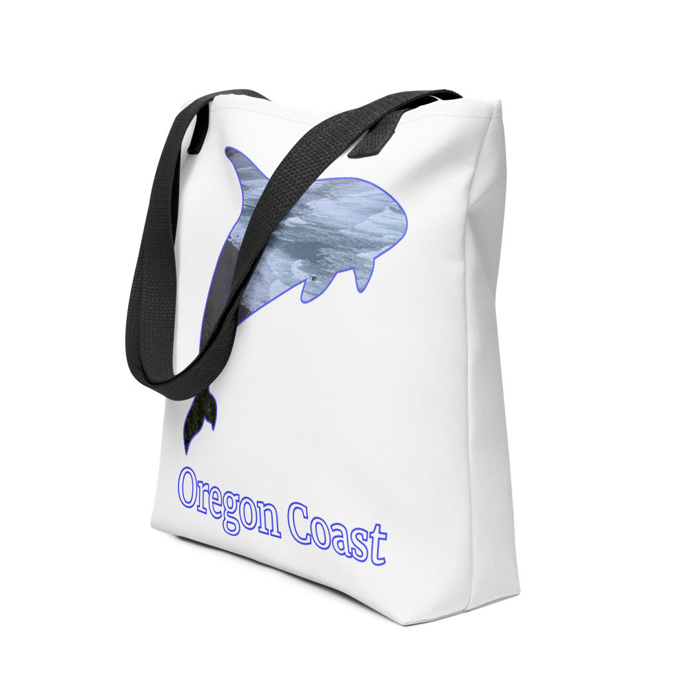 Oregon Coast Orca Tote bag