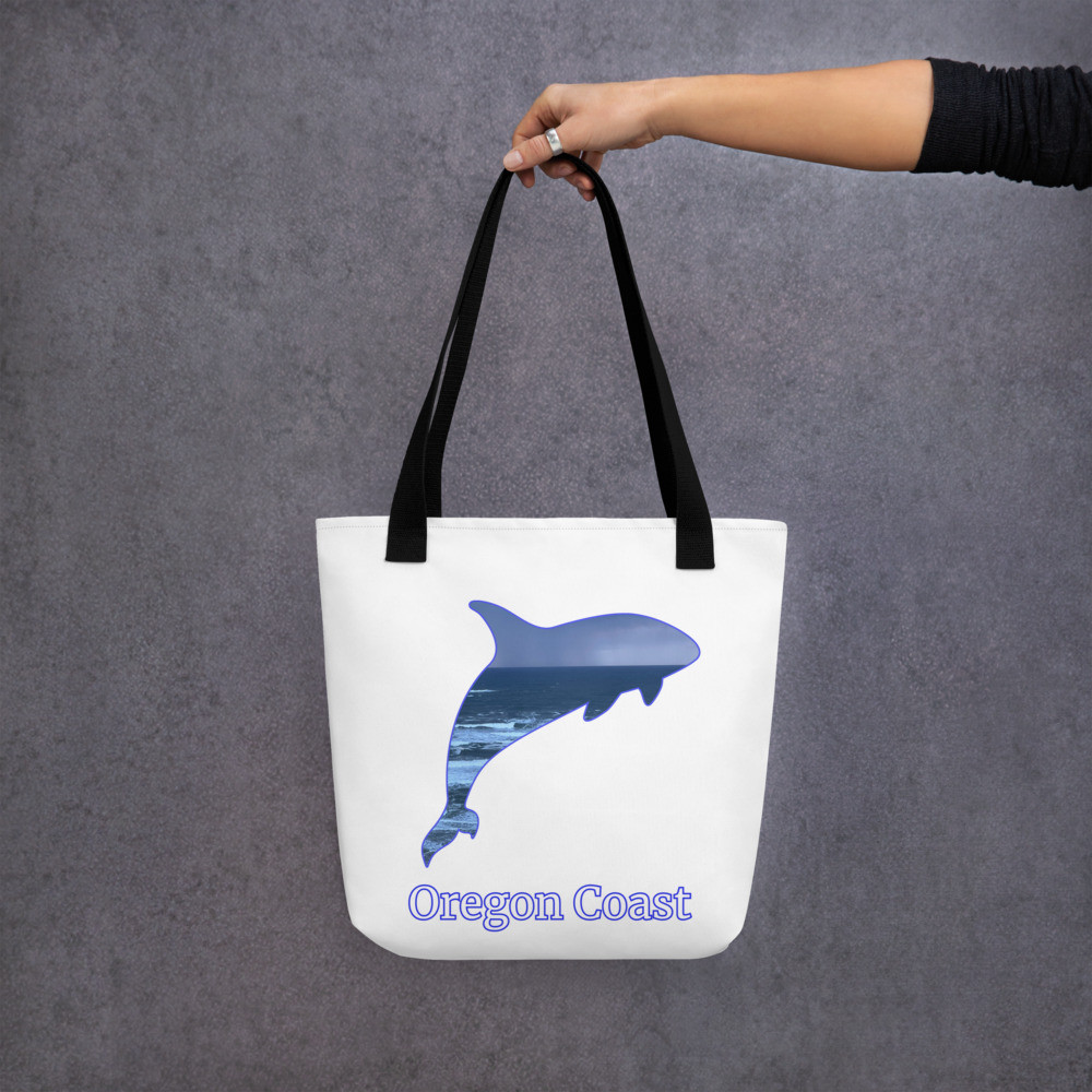 Oregon Coast Orca 2 Tote bag
