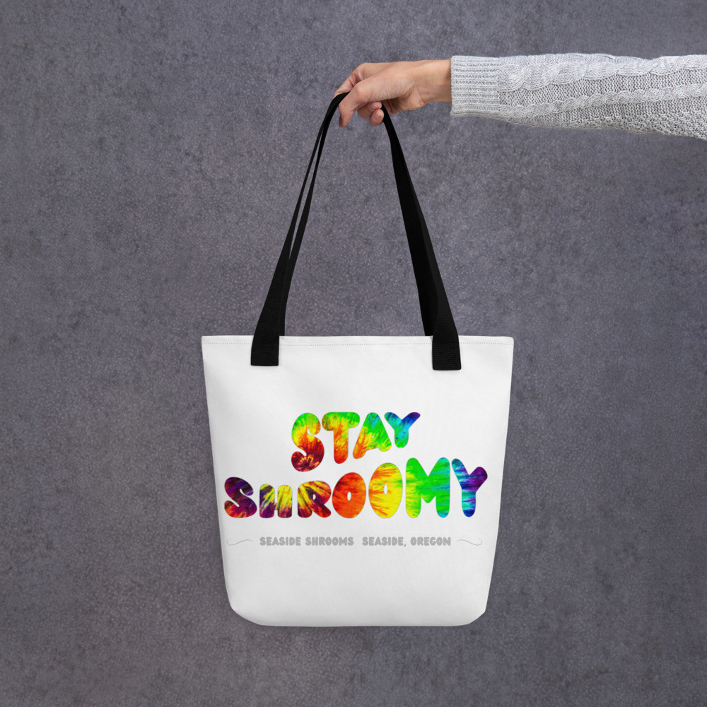 0.0 Stay Shroomy Tie Dye Tote bag