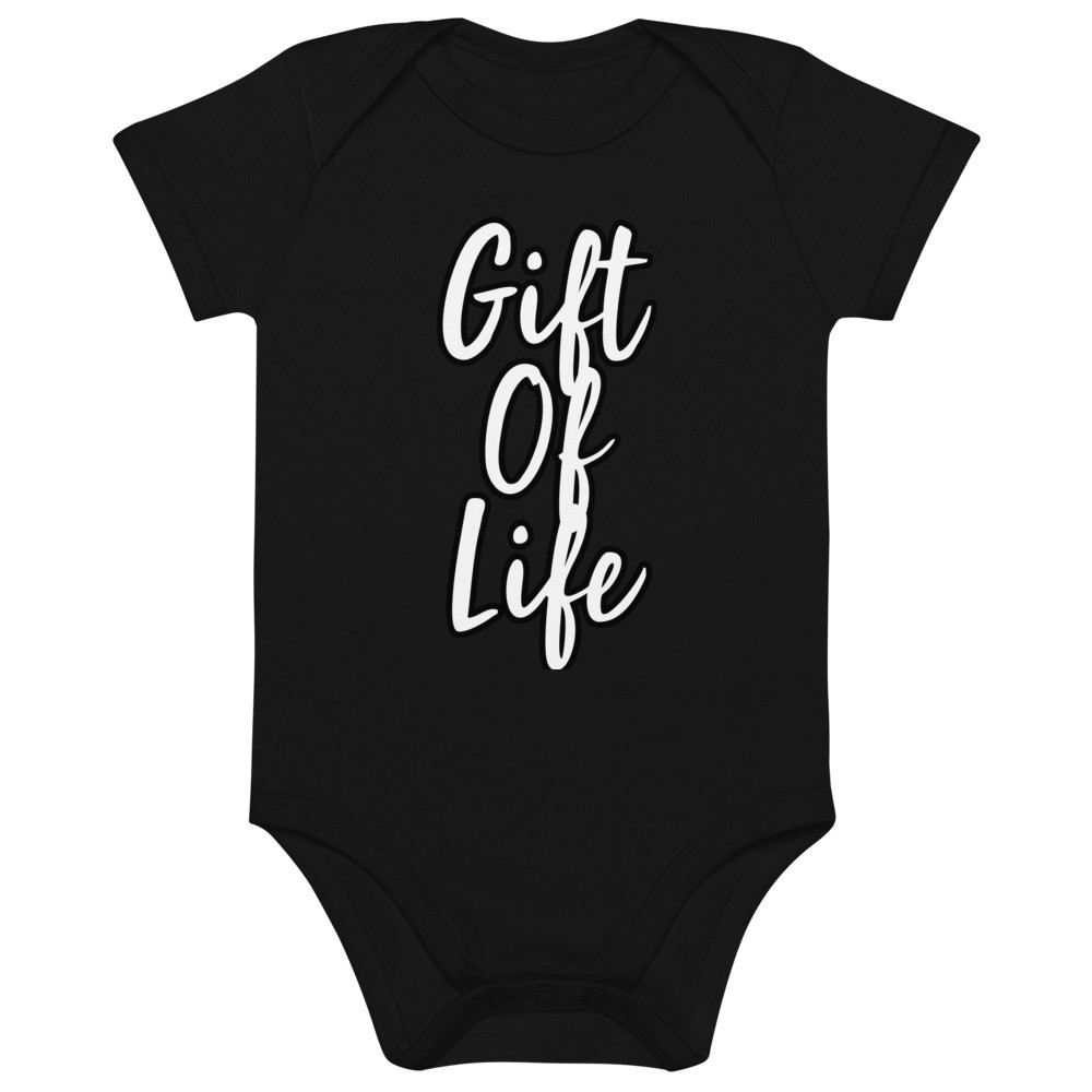 Heavenly Beginnings: 'Gift of Life' Baby Bodysuit – Celebrate the Miracle with Adorable Comfort, A Cherished Garment for Your Little Blessing