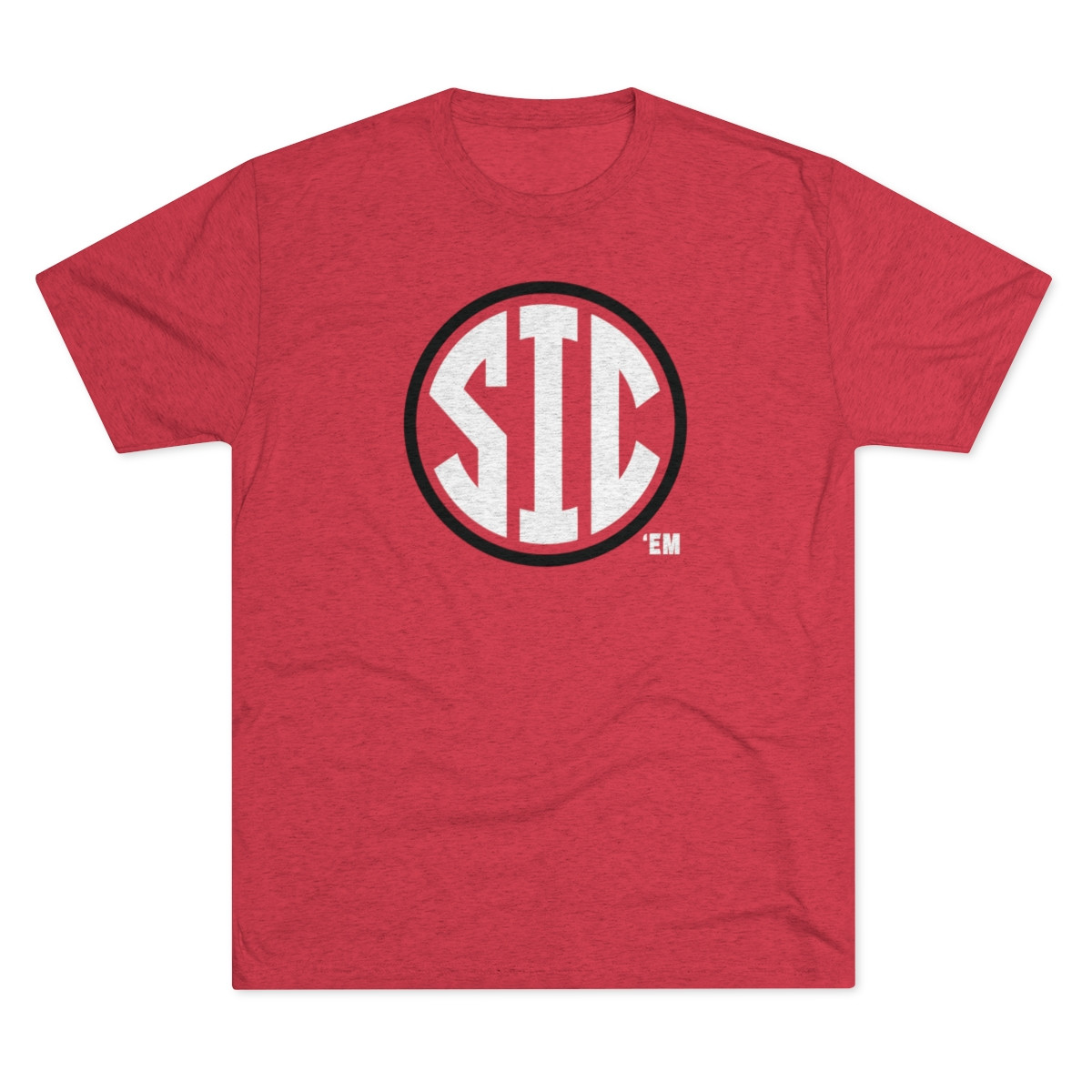 Sic 'EM SEC T-Shirt | Unisex Tri-Blend Crew Tee