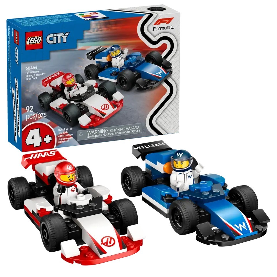 F1 Williams Racing & Haas F1 Race Cars 60464