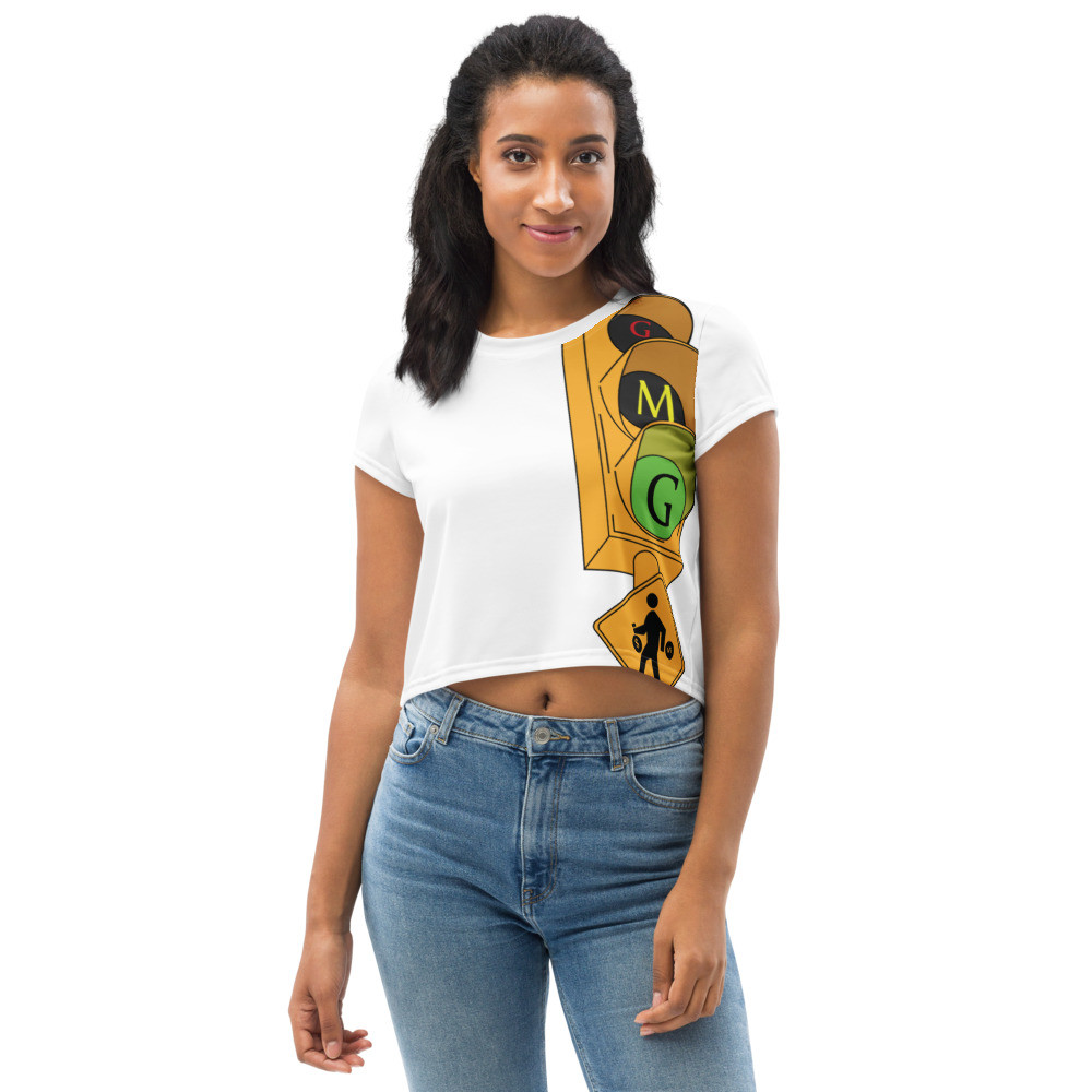 Big Greenlight Logo Crop Top