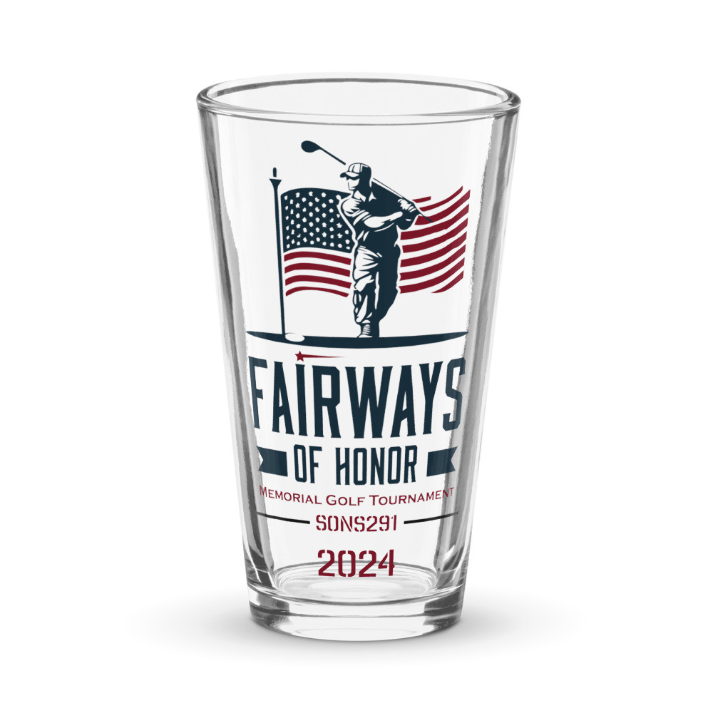 Shaker pint glass