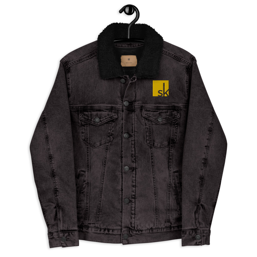 Secret Knock Unisex Denim Sherpa Jacket