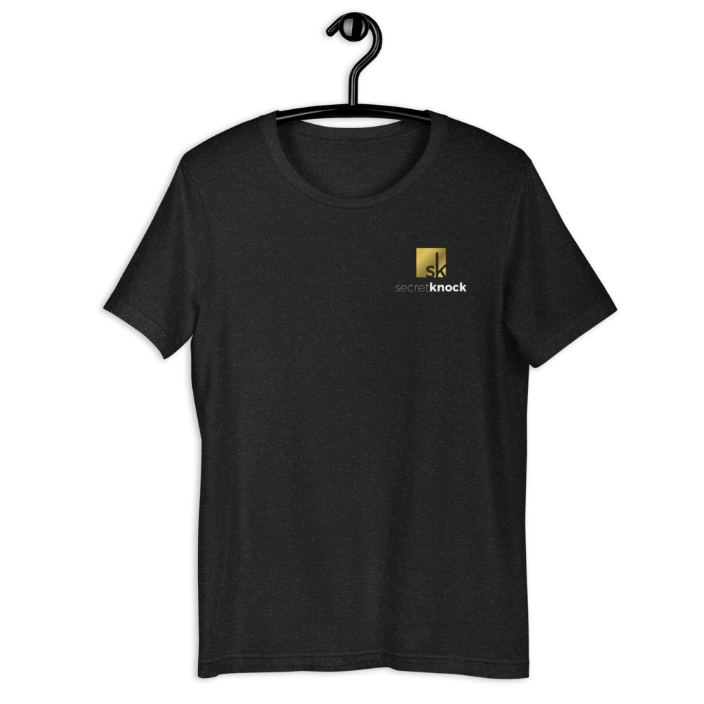 #1 Seller ~ Secret Knock Left Chest Unisex T-shirt