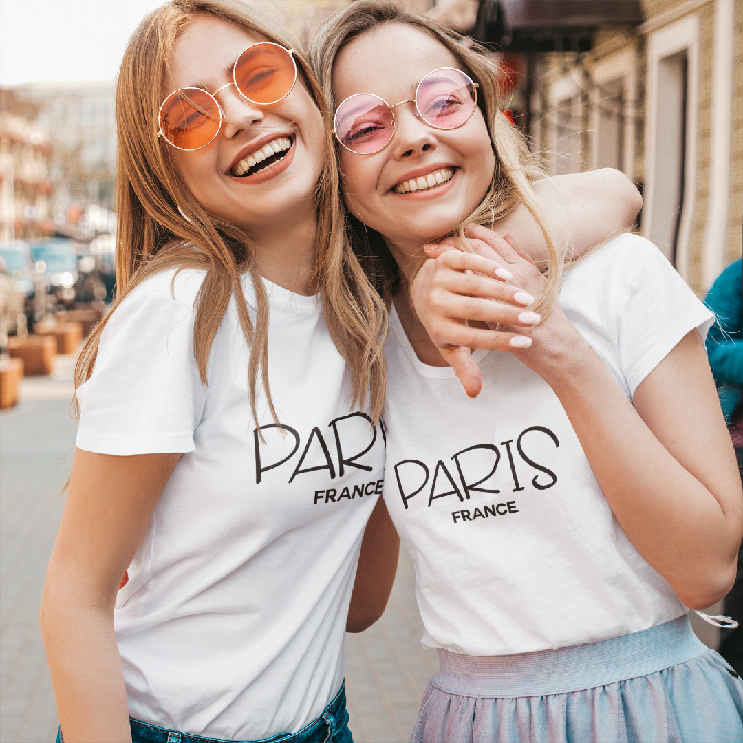 Paris France City SignatureT-shirt