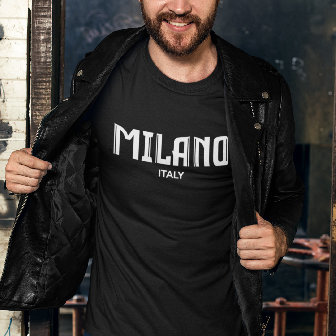 Milano Italy City Signature T-shirt