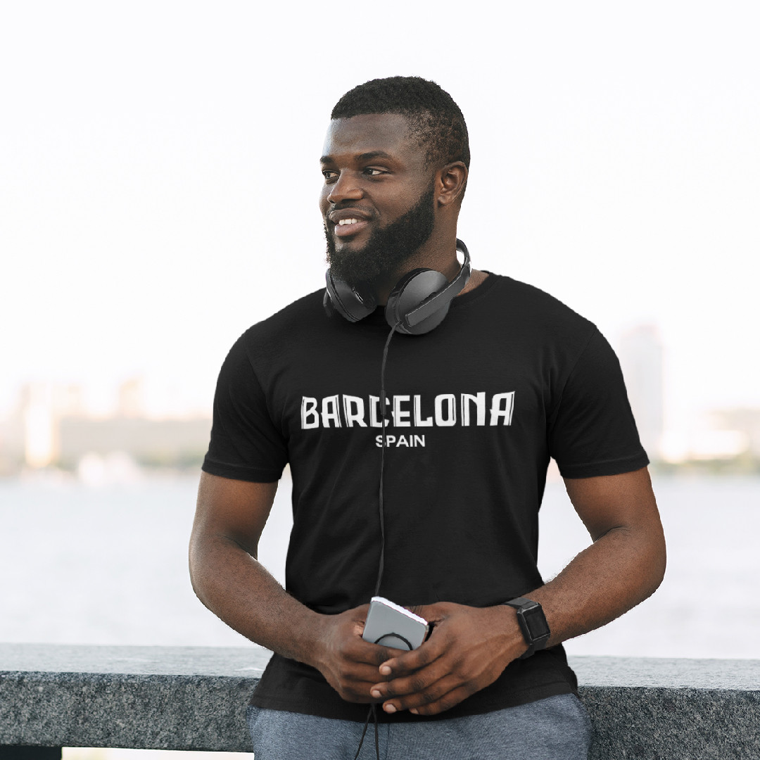 Barcelona Spain City Signature T-shirt