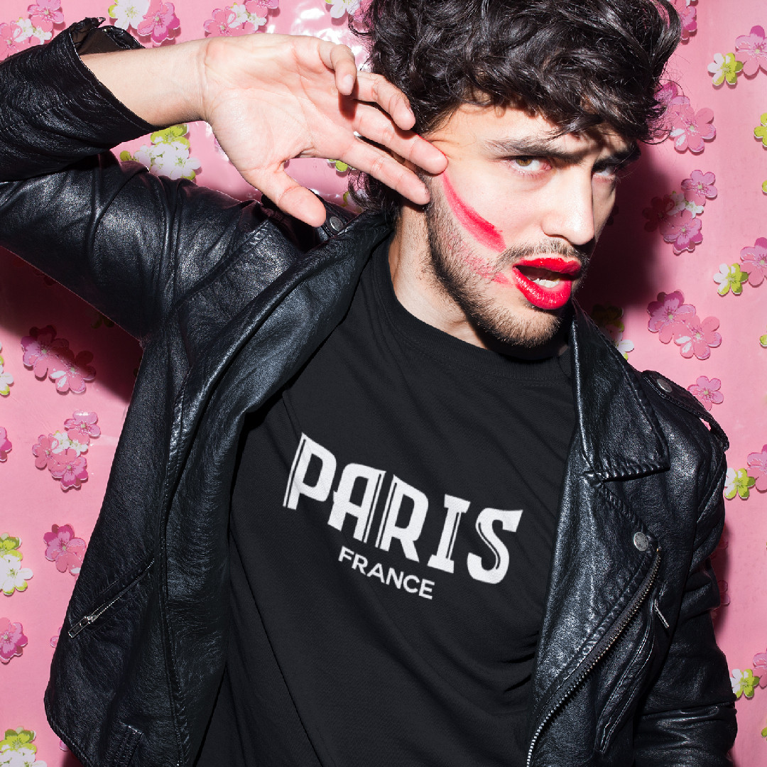 Paris France City Signature T-shirt