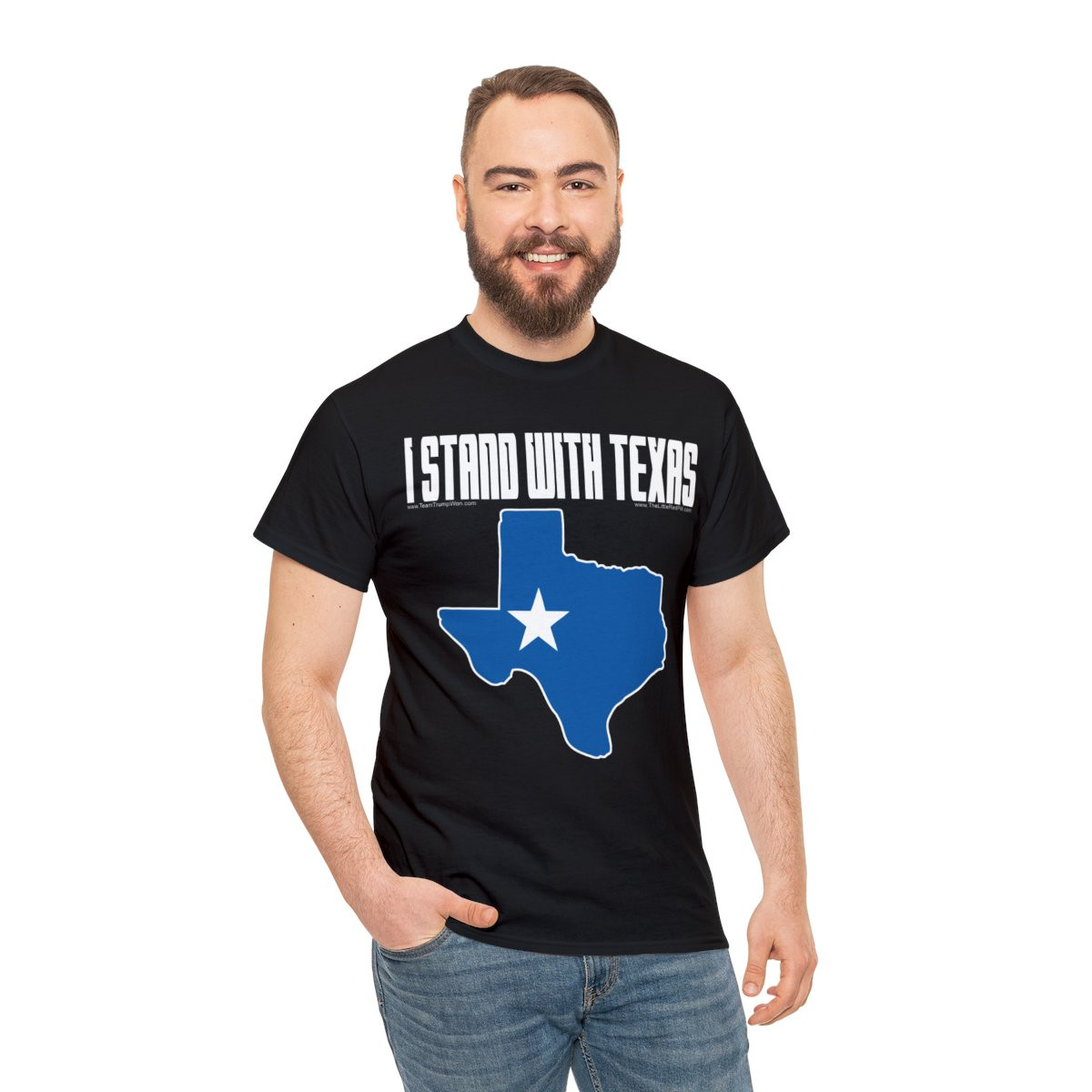 I Stand With Texas State unisex Short Sleeve Tee
