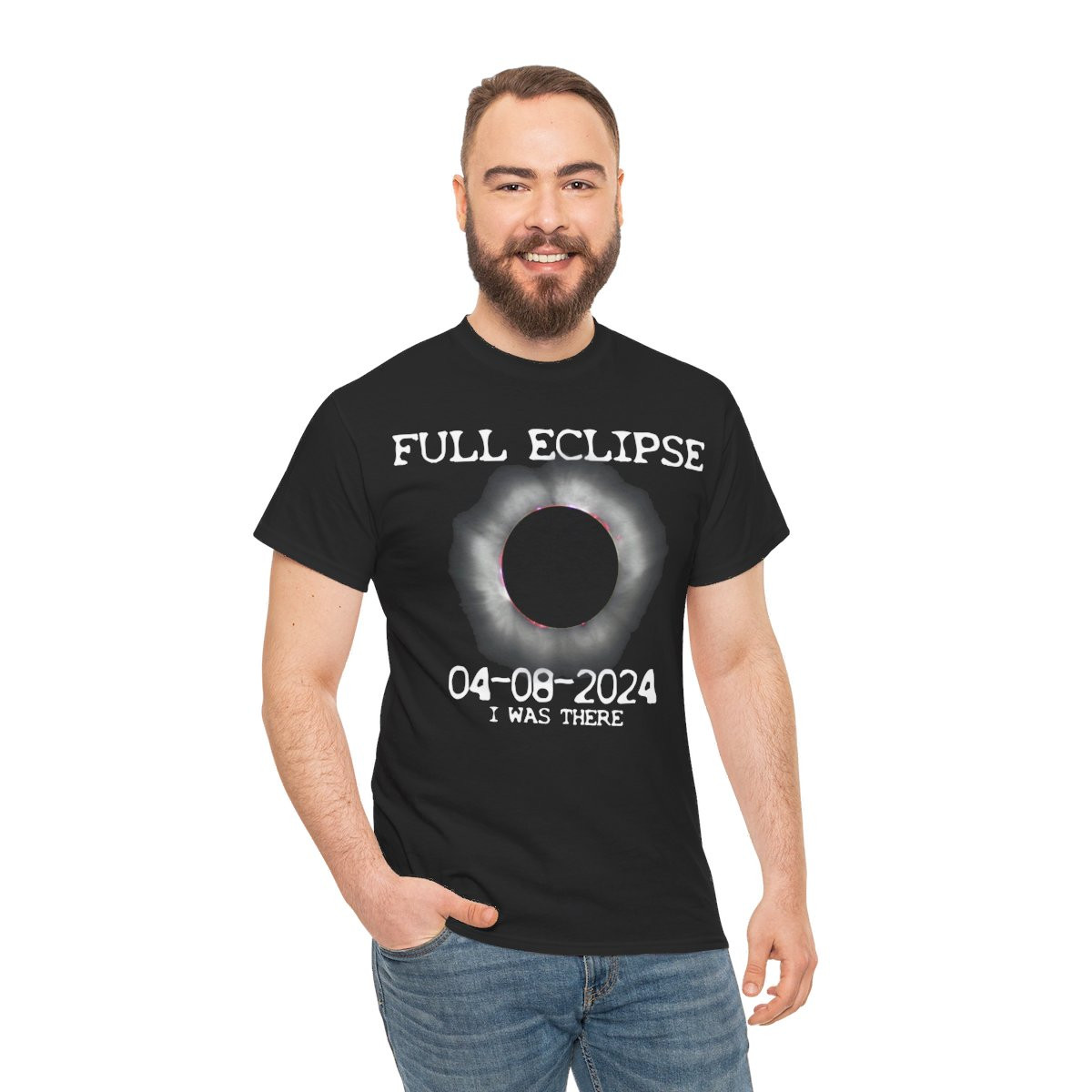 The Full Eclipse 2024 I Was There unisex Short Sleeve Tee