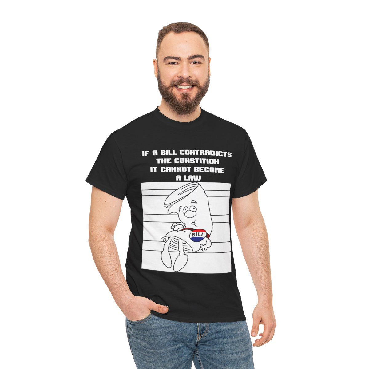 Bill that contradicts constitution cannot be a law Men's Short Sleeve T Shirt