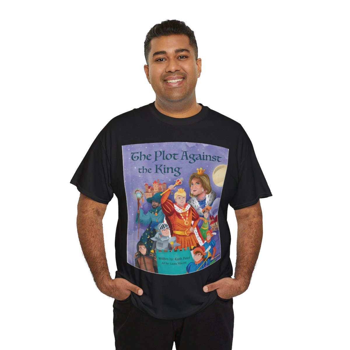 The plot against the King  children's book by Kash Pattel unisex Short Sleeve Tee