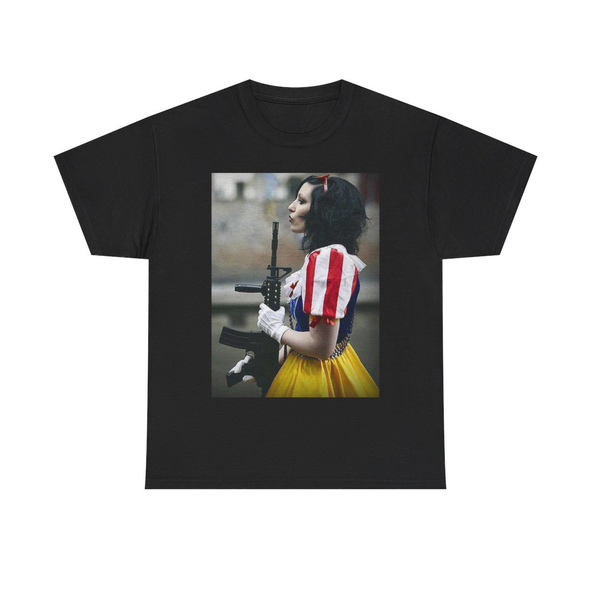 Gorgeous Guard with an AR - 15 Short Sleeve Tee