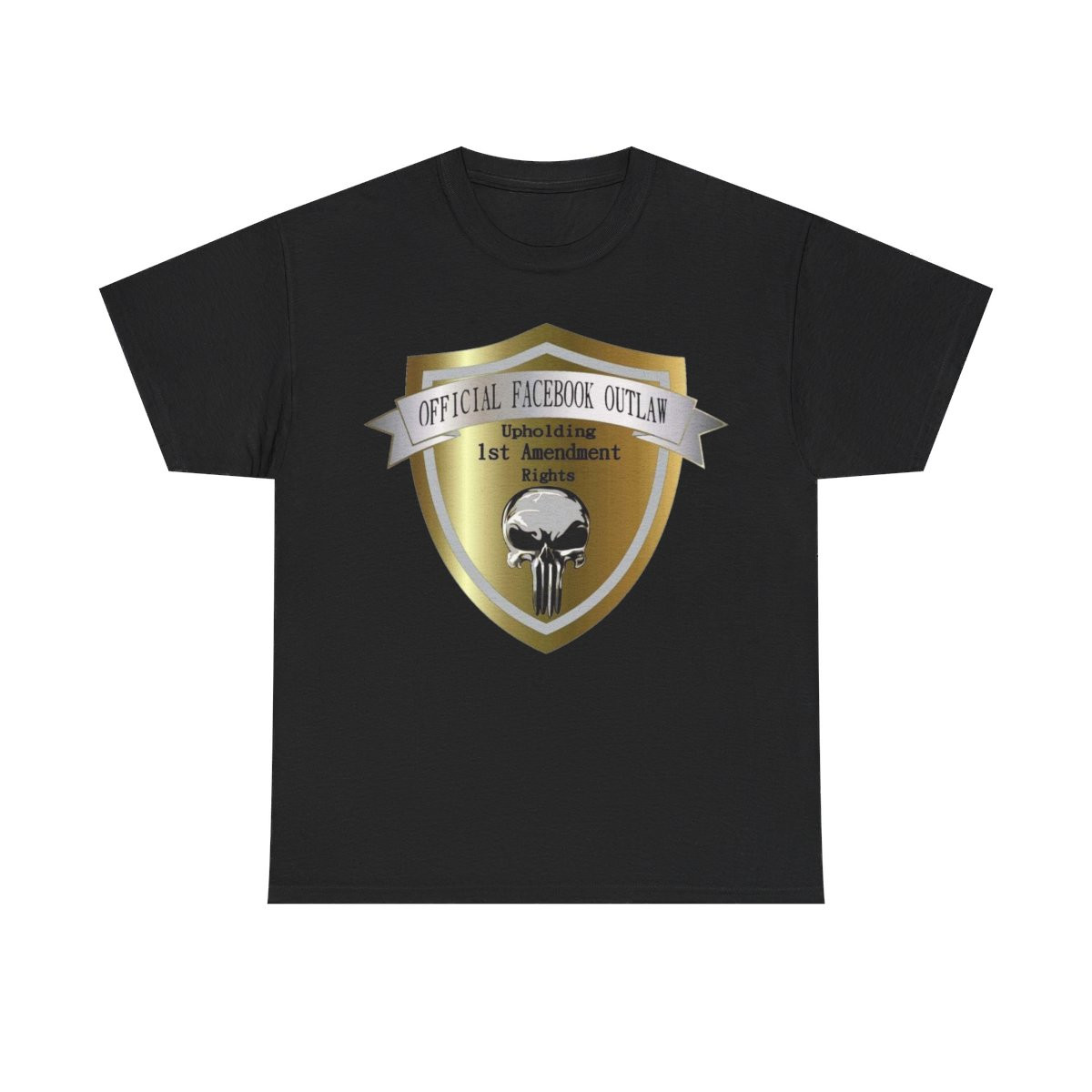 Official Facebook Outlaw Men's Short Sleeve T Shirt