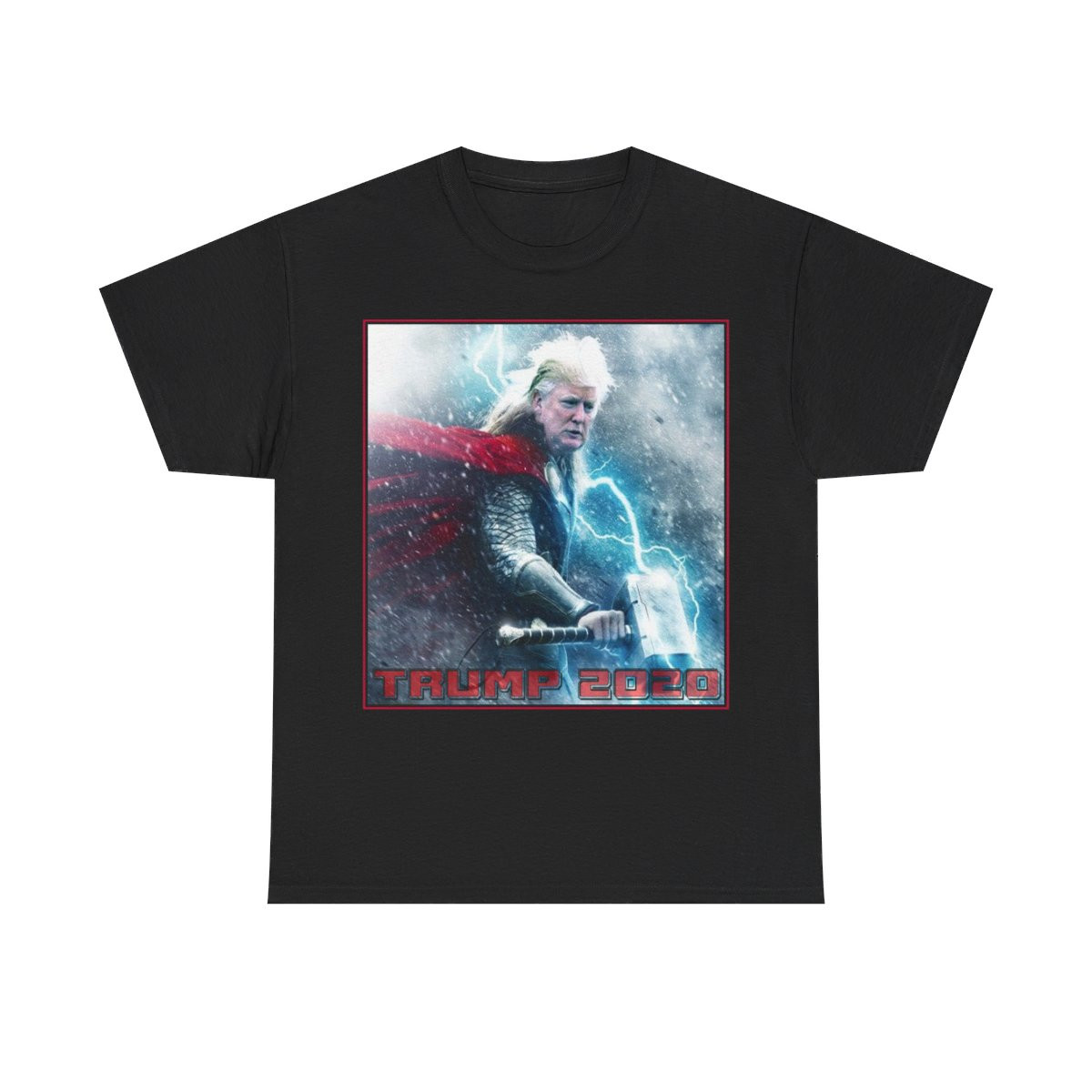 TRUMP Storm Bringer President Thor the Thunder of God Short Sleeve Tee