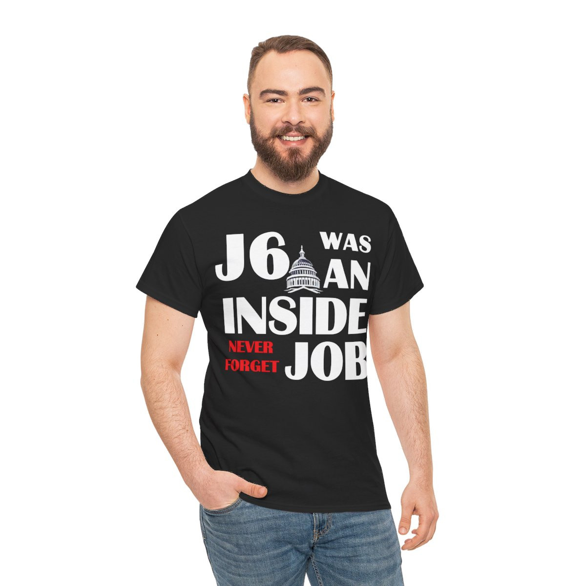 J6 Was An Inside Job Never Forget Unisex Short Sleeve Tee