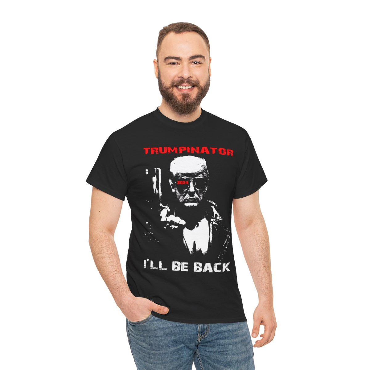 Trumpinator I'll Be back Donald J Trump 2024 unisex Short Sleeve T Shirt