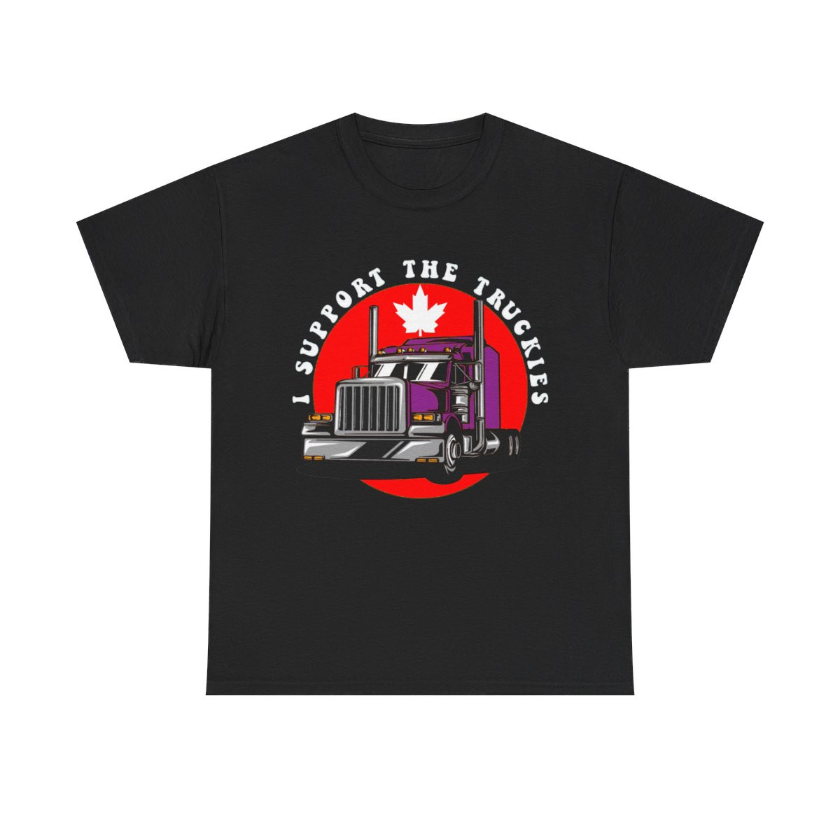 I support the  Truckies Fighting for Freedom in Canada Sleeve Tee