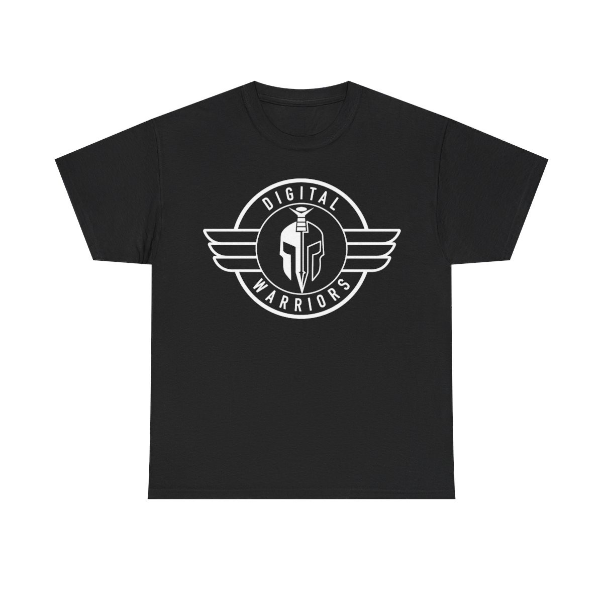 Digital Warriors of the Great Awakening Cue Anon 17 Unisex Heavy Cotton Tee