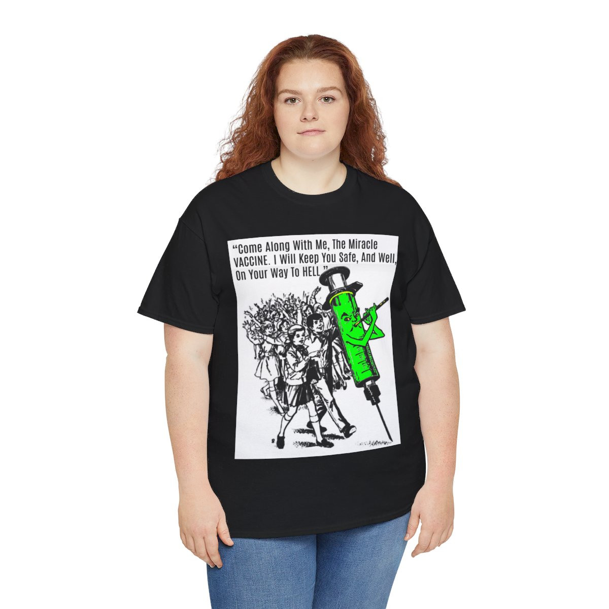 Pied Piper of the miracle vaccine  Short Sleeve Tee